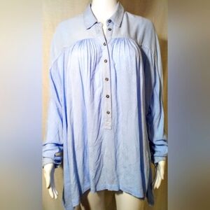 Free People Lovely Day Button Down Top